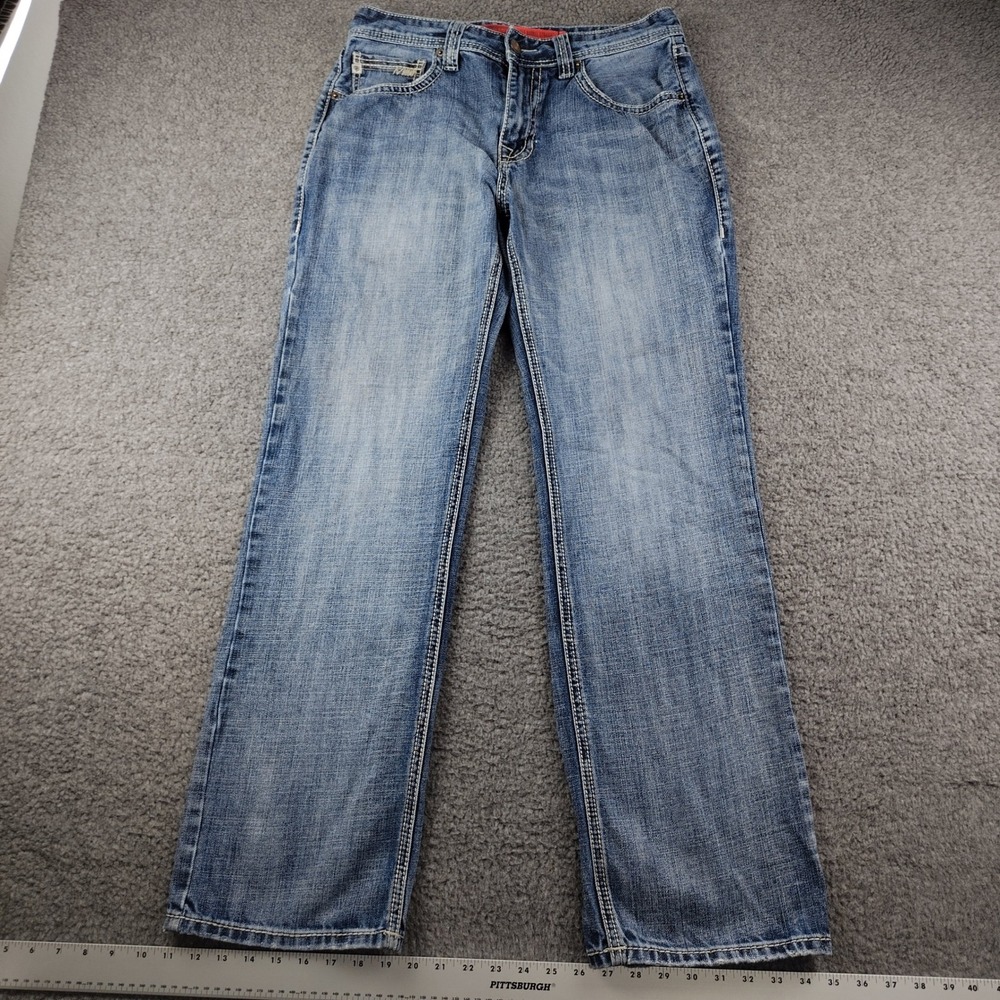 Rock & Roll Denim Double Barrel Relaxed Straight Leg Jeans Mens 33x33 Blue